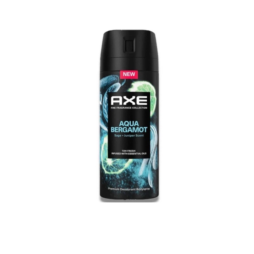AXE Aqua Bergamot Deodorant Spray - Black
